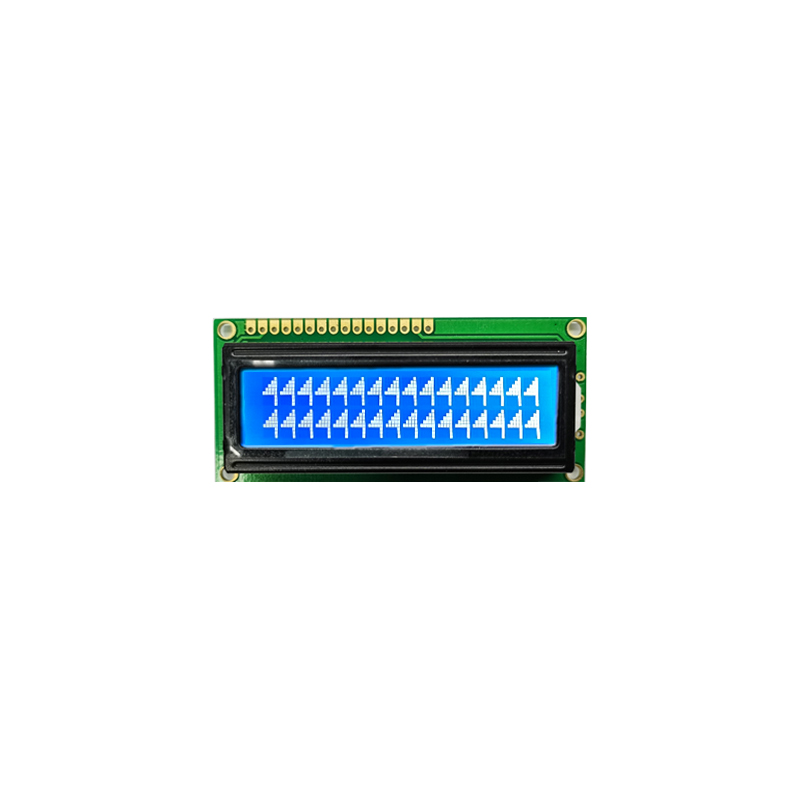 Pantalla LCD de 16x2 caracteres STN Pantalla azul
