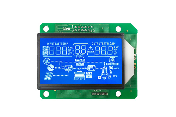 ¿Por qué los dispositivos solares/dispositivos UPS usan la pantalla LCD del segmento?
