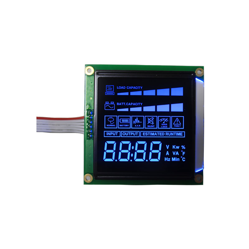 Pantalla LCD LCD de 7 segmentos Pantalla LCD negativa